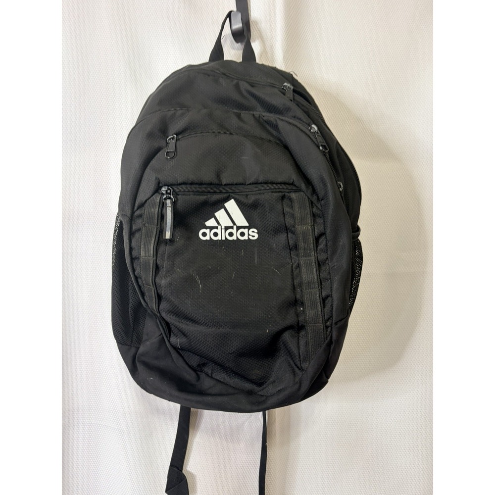 Adidas Excel 6 backpack, Black, Load Spring, 4 Zip Areas, Clean, Padded Adjusts